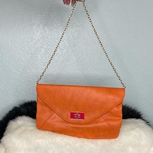 Banana Republic Orange clutch